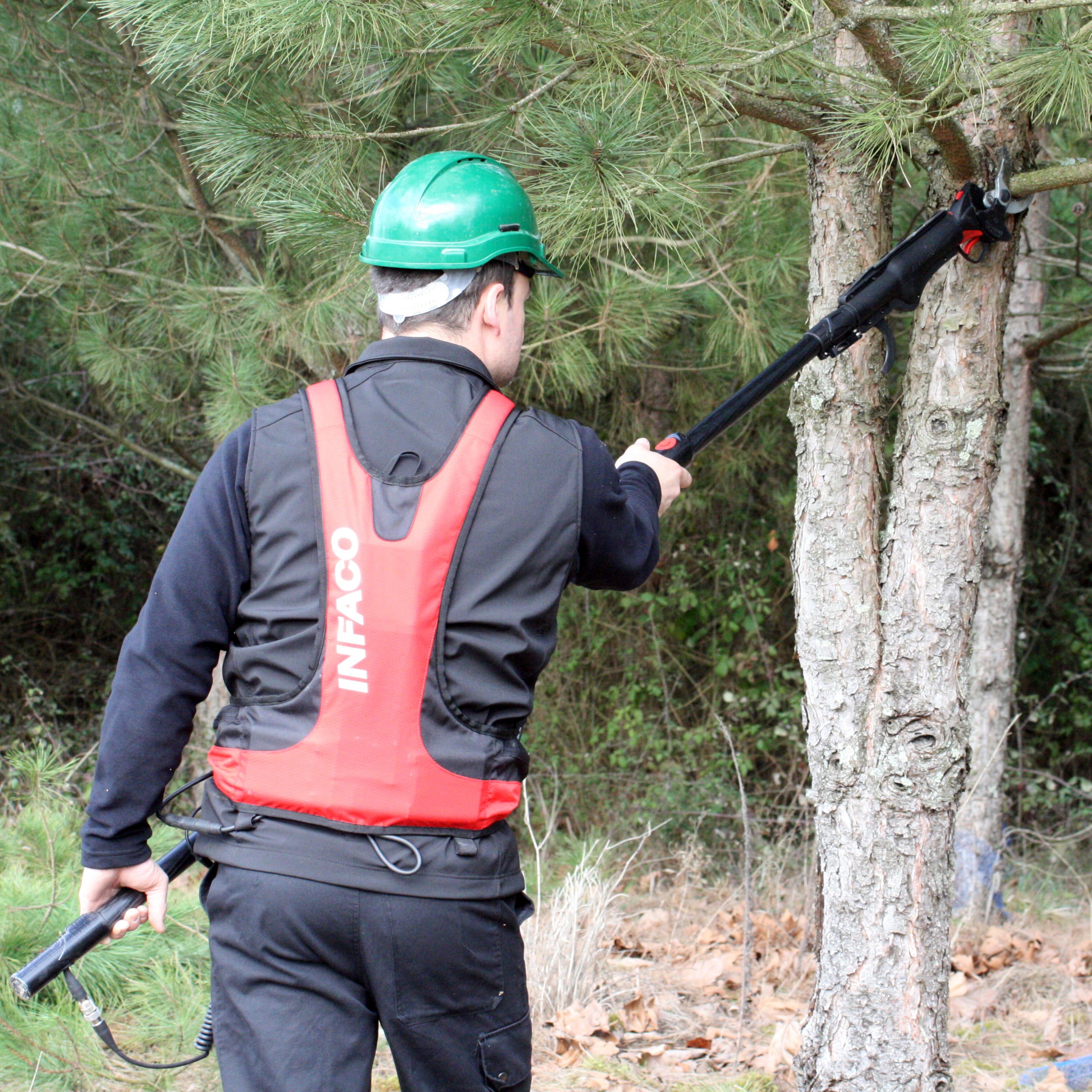 INFACO carbon fiber extension pole for F3015 pruning shear