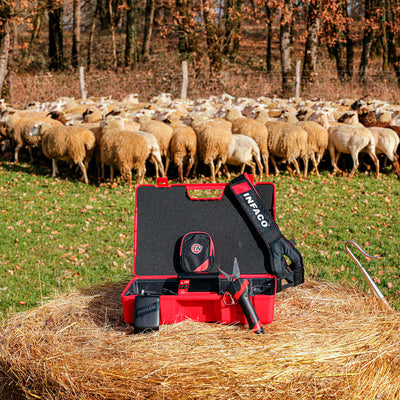 INFACO F3020 Battery powered hoof trimmer kit for goats and sheep