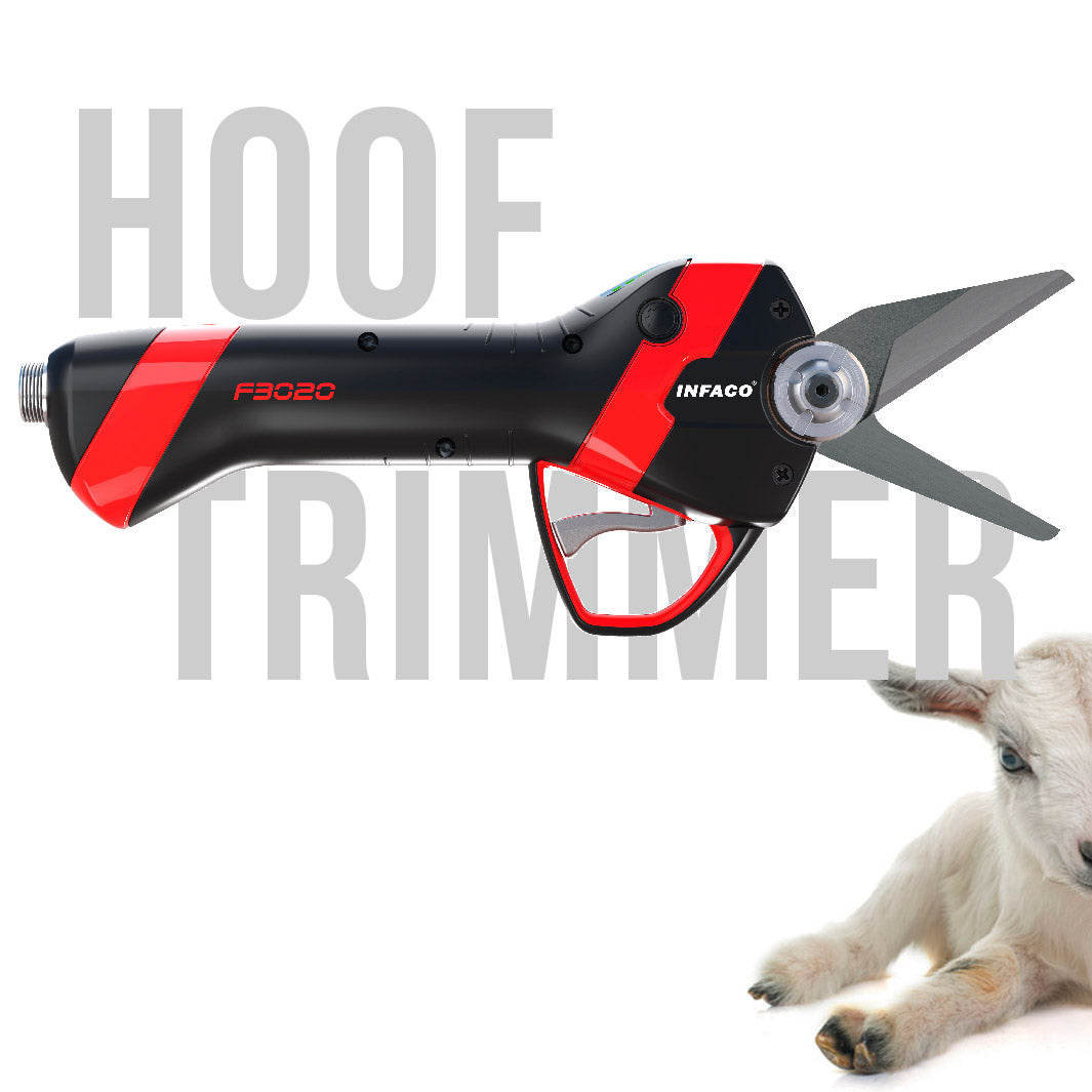 INFACO F3020 Battery powered hoof trimmer kit for goats and sheep