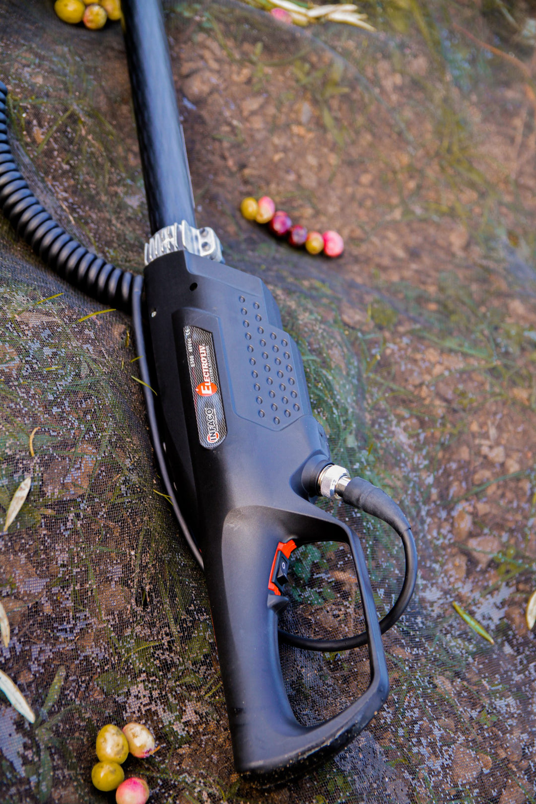 Electroliv olive harvester handle