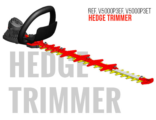 PW3 hedge trimmer accessories