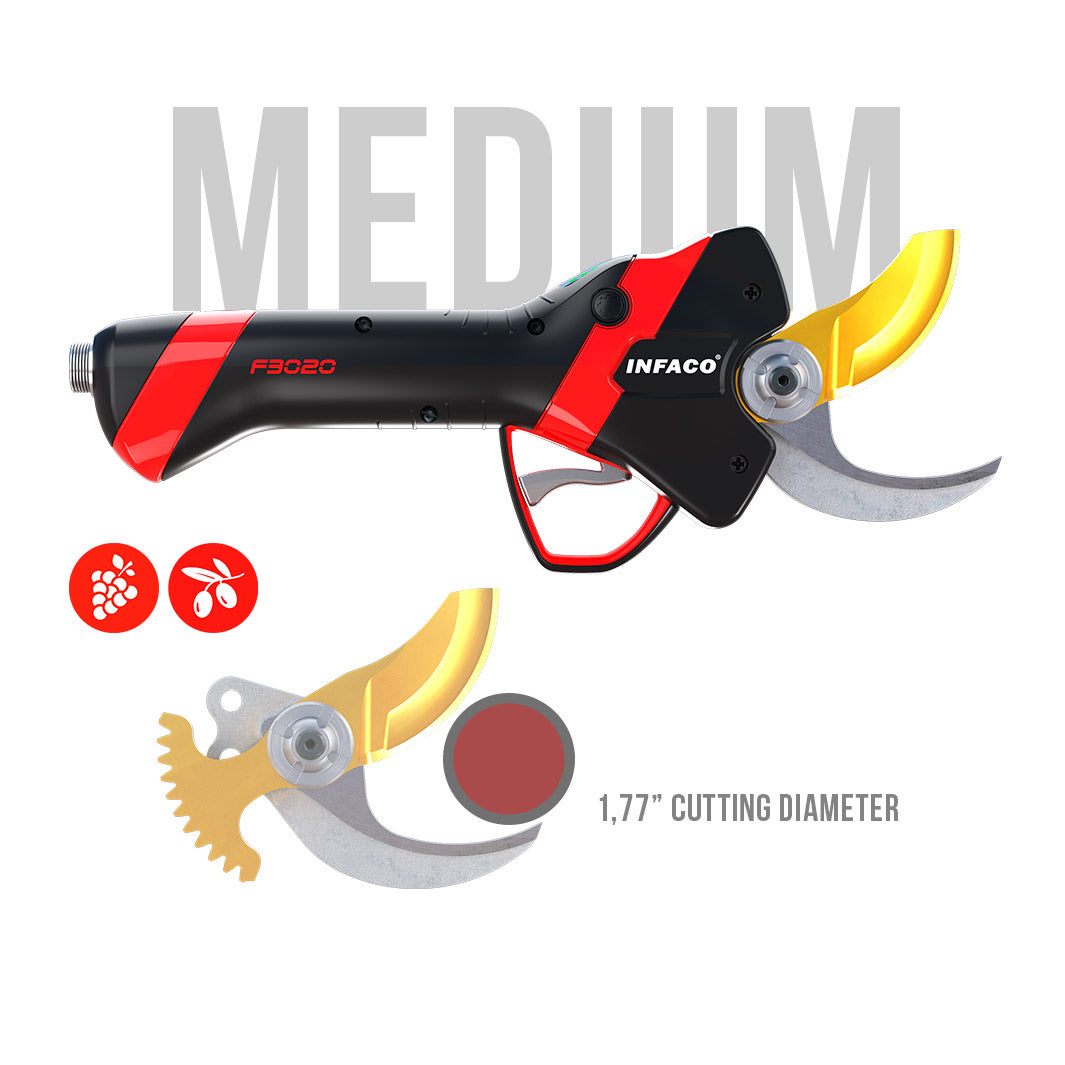 Infaco INFACO F3020 Professional battery powered pruning shear – INFACO USA