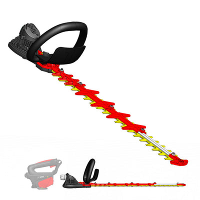 Double sided hedge trimmer