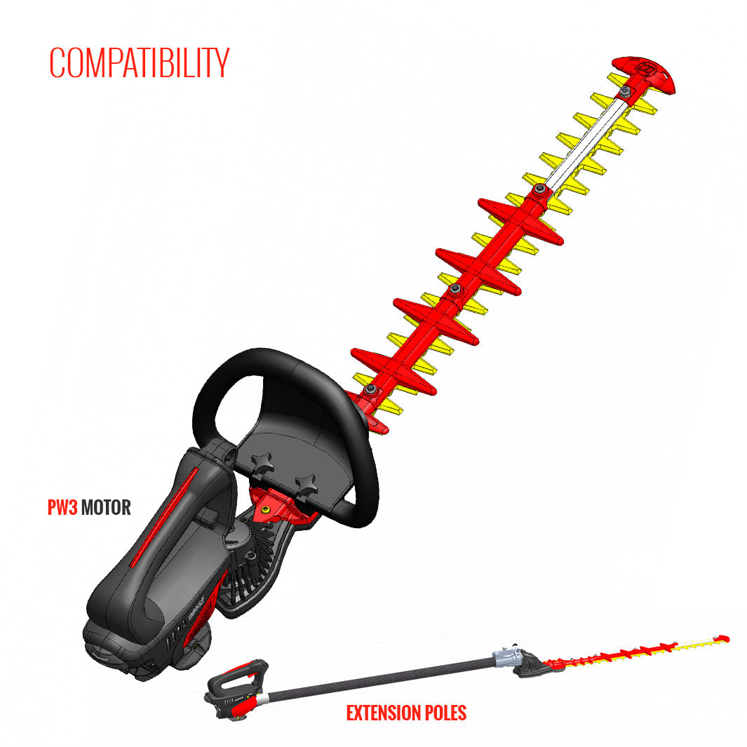 INFACO PW3 Double sided hedge trimmer attachment